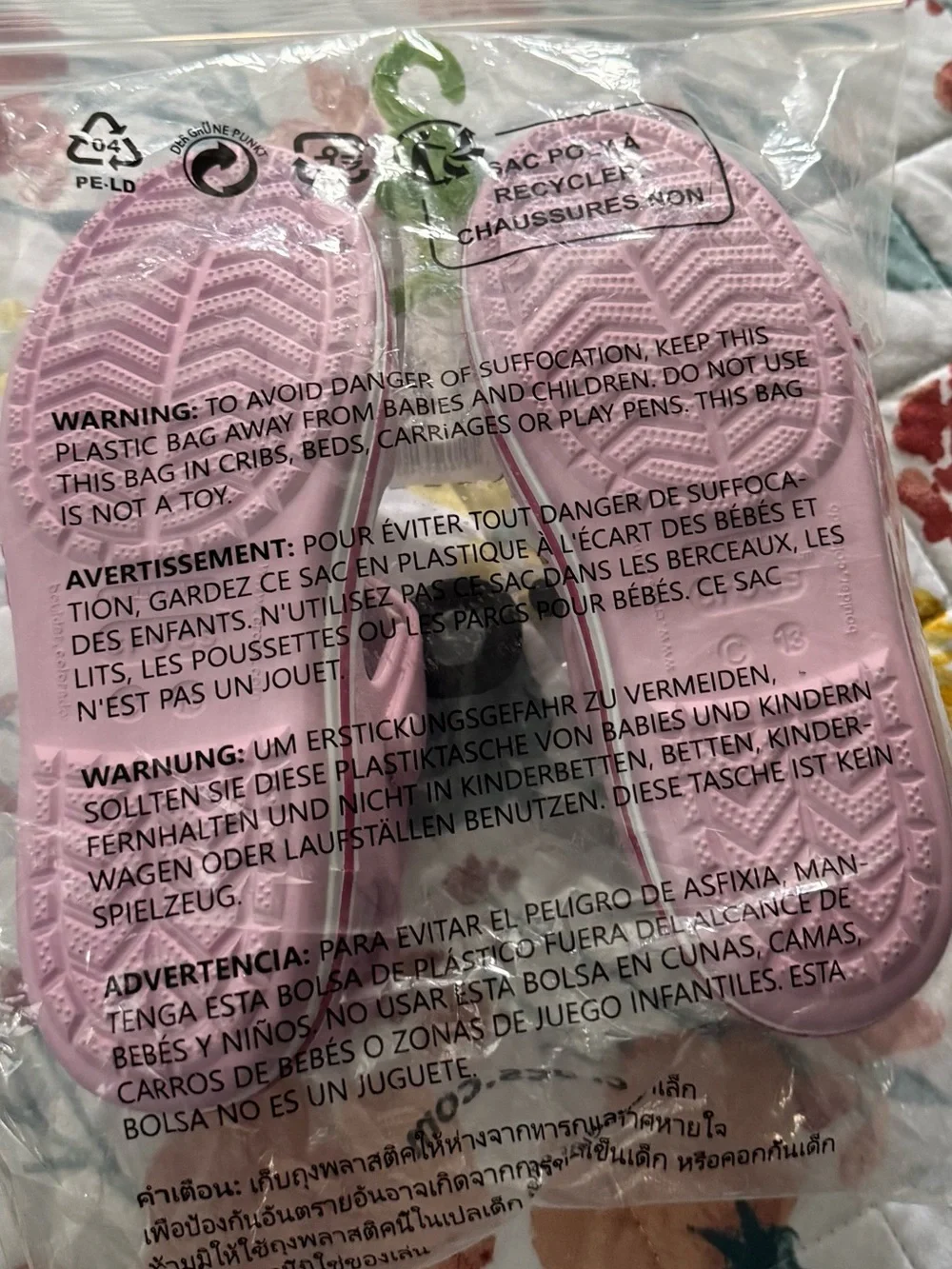 CROCS Kids Bayaband Sandal in Light Pink